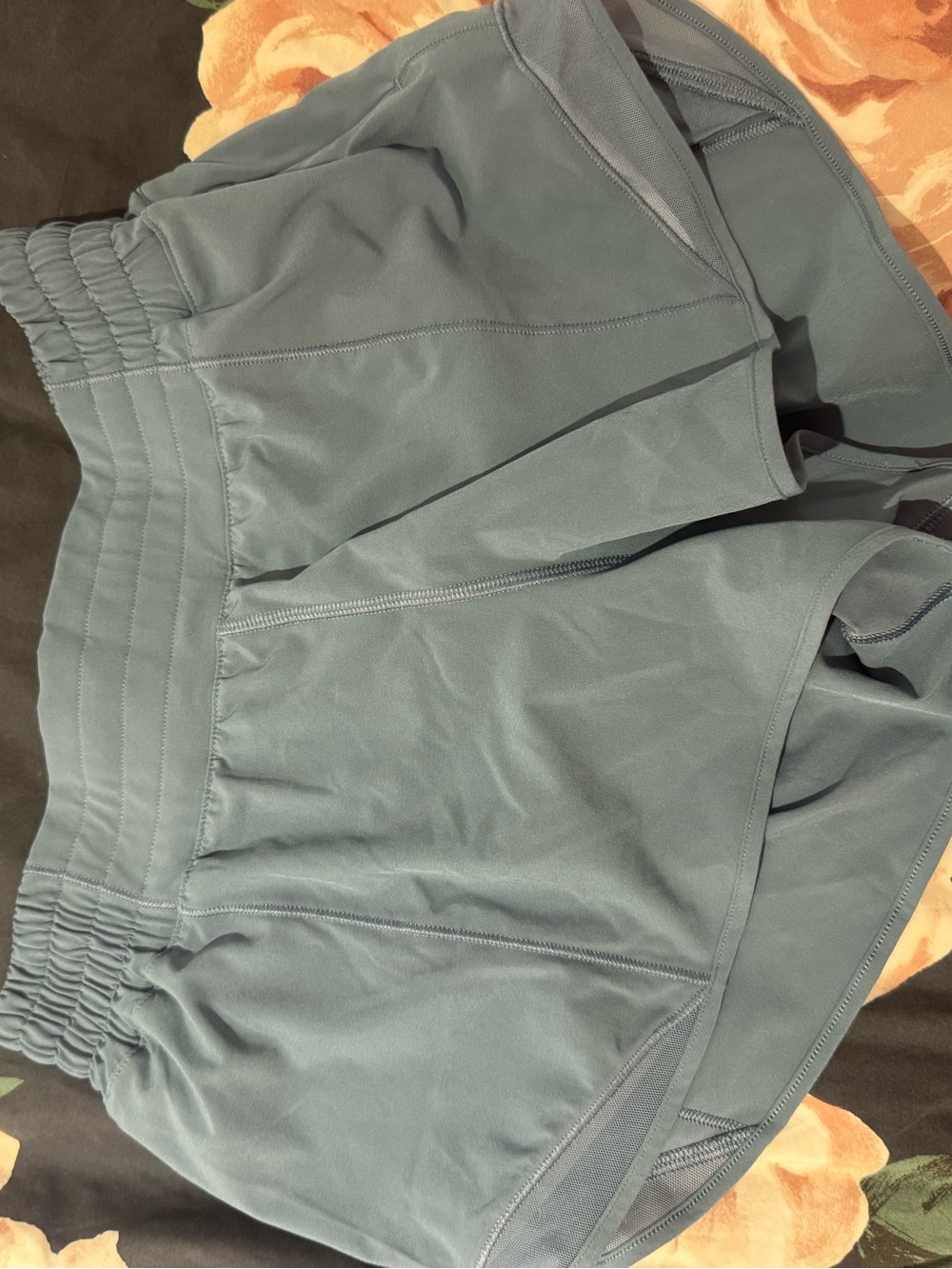 Blue lululemon shorts - Picture 2 of 3